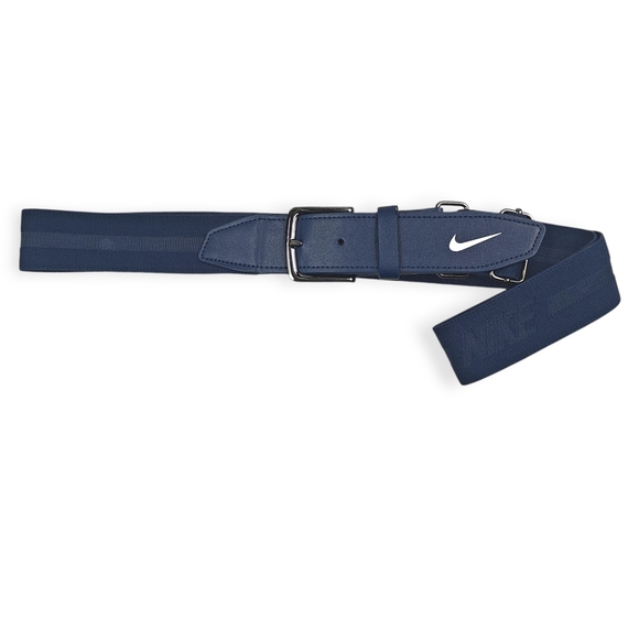 Nike Belt Blue Waistband Sport Size Adjustable Adult Baseball Belt Blue - Picture 2 of 7